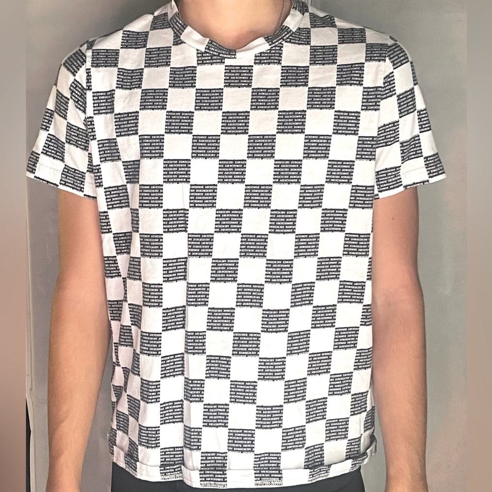 Abercrombie checkered boys tshirt